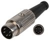 610-0510 - 5 Pin (240 Degree) Nickel Standard DIN Plug