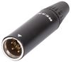 RT5MC-B - Tiny XLR, Male, Cable, 5 Pole, Black