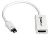 MDP2HD4KSW MDP2HD4KSW - Mini DisplayPort 1.2 to HDMI Adaptor Converter for Ultrabooks/Laptops White - UHD 4K Support
