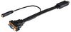 AK-CBHD18-20BK - Low Profile HDMI to VGA Adaptor with Audio, 200mm