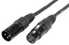 PLS00586 PLS00586 - 3-Pin XLR Plug To Socket Patch Lead, 1.5m Black