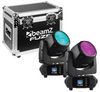 2XFUZE75B BEAM - 2x 75W LED Moving Beam Head Kit with Flight Case