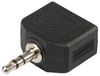 759.307UK - 3.5mm Stereo Jack Plug to 2x 3.5mm Stereo Jack Sockets, Headphone Splitter