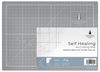 CMA4GY - Double Sided Self Healing Cutting Mat, A4 Grey