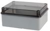 OL20031 - IP56 Thermoplastic Junction Box Enclosure with Transparent Lid - 150x110x70mm