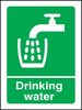 16007A - Drinking Water - Plastic Sign - 100mm x 75mm