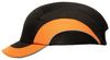 ABS000-00N-500 ABS000-00N-500 - Short Peak Bump Cap, Black / Hi-Vis Orange