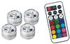 PEL01305 PEL01305 - RGB Remote Control LED Light, Pack of 4