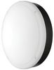 4058075647763 - 15W Round Surface LED Emergency Bulkhead with Sensor, IP65, 4000K, Black