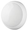 VT-16 21804 - 15W LED Round Dome Light with Microwave Sensor, 4000K, 1400lm, IP65, White