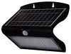 8279 - 7W LED Solar Wall Light with PIR, 4000K, 850lm, IP65, Black