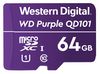 WDD064G1P0C WDD064G1P0C - WD Purple SC QD101 MicroSDXC Class 10 U1 Memory Card, 64GB