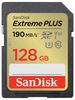 SDSDXWA-128G-GNCIN SDSDXWA-128G-GNCIN - 128GB Extreme PLUS SDXC Memory Card UHS-I U3 V30 Class 10, 190MB/s Read
