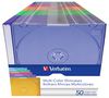 49973 49973 - Multi Colour CD /DVD Slimcases, 50 Pack