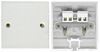 954 954 - Flex Outlet Plate, 25A, White