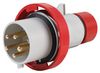 PEW3265 SV PEW3265 SV - 32A, 415V, Cable Mount CEE Plug, 3P+N+E, Red, IP67