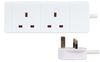 PELB1510 PELB1510 - 2 Gang Mains Extension Lead, 3m, White