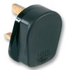 PELB1575 PELB1575 - 13A Rubber Plug Top, Black