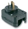 SAN3-BK-NR SAN3-BK-NR - Grounded Euro to Australian Converter Plug, 10A, Black