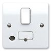 K1030WHI K1030WHI - 13A 1 Gang Switched Fused Spur with Front Flex Outlet, Flush Mount