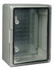 DED011 DED011 - IP65 ABS Wall Mount Enclosure with Transparent Door - 300x200x130mm