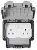 K56482GRY K56482GRY - 2 Gang Masterseal Plus Outdoor Switched Socket, 13A, IP66