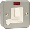 CL052 CL052 - Metalclad 13A DP Switched Fused Spur with Flex Outlet with Neon, Surface Mount