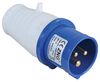PELB0116 PELB0116 - 16A, 230V, Cable Mount CEE Plug, 2P+E, Blue, IP44
