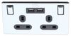 PELB1144 - Screwless Switched Mains Socket with 2x USB Changing Ports, 2 Gang, Double Pole, 13A, Black Nickel