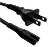 CA-C8-US CA-C8-US - USA 2 Pin Plug to IEC C7 Socket Mains Lead, 2.5A, 2m, Black