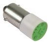 BA9LED3P - BA9 2 Chip LED Indicator Bulb, 230V Green