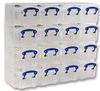 0.3LX16ORG - Clear Storage Organiser with 16 Boxes - 310mm x 375mm x 125mm
