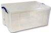 64C - 64L Multi-Use Clear Storage Box with Lid - 310mm x 440mm x 710mm