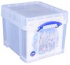 35CXL CLEAR - 35L XL Multi-Use Vinyl Records Clear Storage Box with Lid - 480mm x 390mm x 345mm