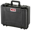MAX380H160S - Black Waterproof Storage Case With Foam Insert - 174mm x 414mm x 345mm