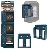 BM-MK18-BLU-6 BM-MK18-BLU-6 - Battery Storage Mounts for Makita 18V LXT Power Tool Batteries - Blue, 6 Pack