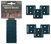 TMSPACE-BLU-6 TMSPACE-BLU-6 - Tool Storage Mount Spacer Blocks for Makita 18V LXT Power Tools - Blue, 6 Pack