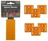 TMSPACE-YLW-6 TMSPACE-YLW-6 - Tool Storage Mount Spacer Blocks for  DeWalt 18V & 54V FlexVolt Power Tool Batteries