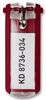 1957/03 - Key Cabinet Clips, Red - 6 Pack