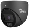 TURVIP-5COL-HD-FG - 5MP, Full-Colour HD Analogue Fixed Dome Turret CCTV Camera, Grey