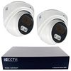 IQK02DC8 IQK02DC8 - 8MP IP CCTV Kit with 2x Dome Cameras, 8TB HDD