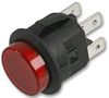 MCLC210-7-K-D-ET-2B - Pushbutton Switch, On Off, DPST, Latching, 250V AC, 16A, Red