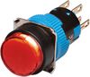 RJS-K16-371-RE-65J RJS-K16-371-RE-65J - Round Illuminated Pushbutton Switch, Red, SPDT, Latching, 250V, 3A, 12V LED