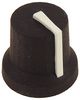 CL170841CR CL170841CR - 6mm Black Push Fit Instrument Knob, SPL, White Indicator Line