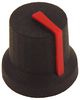 CL170842CR CL170842CR - 6mm Black Push Fit Instrument Knob, SPL, Red Indicator Line