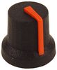 CL170843CR CL170843CR - 6mm Black Push Fit Instrument Knob, SPL, Orange Indicator Line