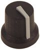 CL170844CR CL170844CR - 6mm Black Push Fit Instrument Knob, SPL, Grey Indicator Line