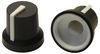 CL170841FR CL170841FR - 6mm Black Push Fit Instrument Knob, USA D Shaft, White Indicator Line