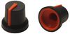 CL170843FR CL170843FR - 6mm Black Push Fit Instrument Knob, USA D Shaft, Orange Indicator Line