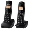 KXTGB612EB KXTGB612EB - Twin Cordless Phones with LCD Display, Black
